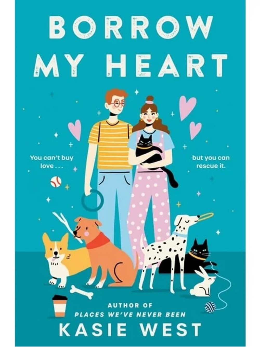 Borrow My Heart by Kasie West - Teal Cover